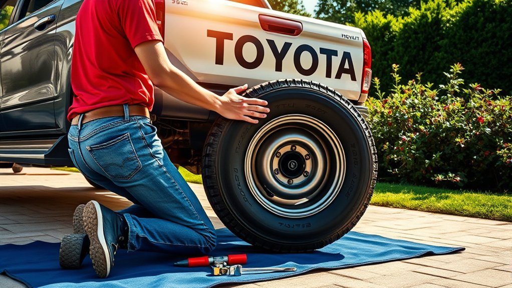 install spare tire guide