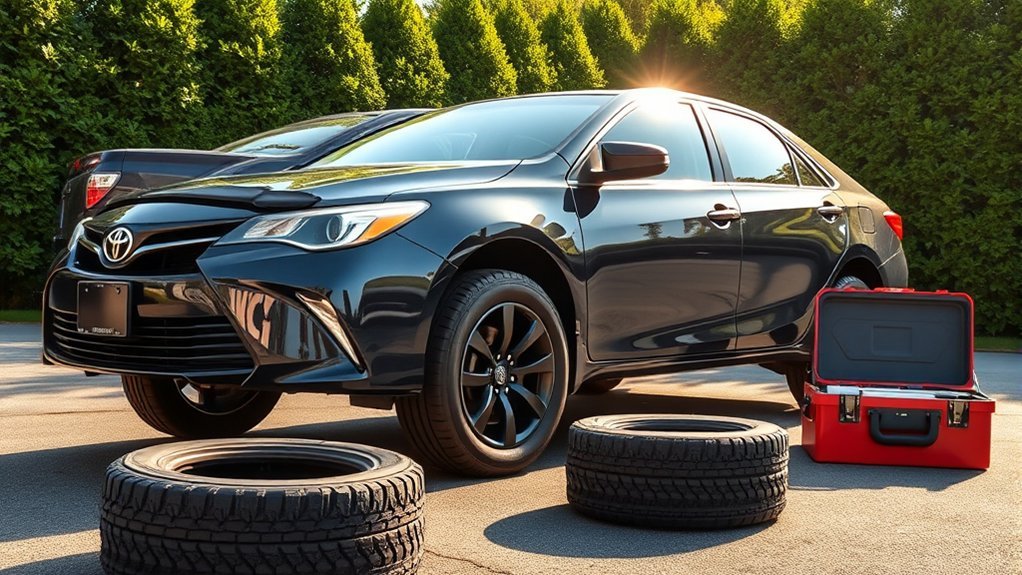 larger tires on camry