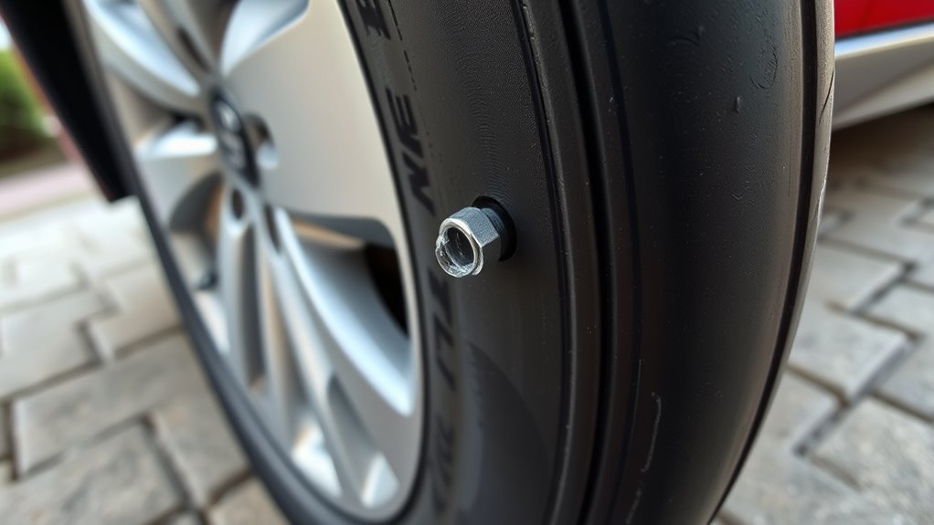 leaking tire valve symptoms