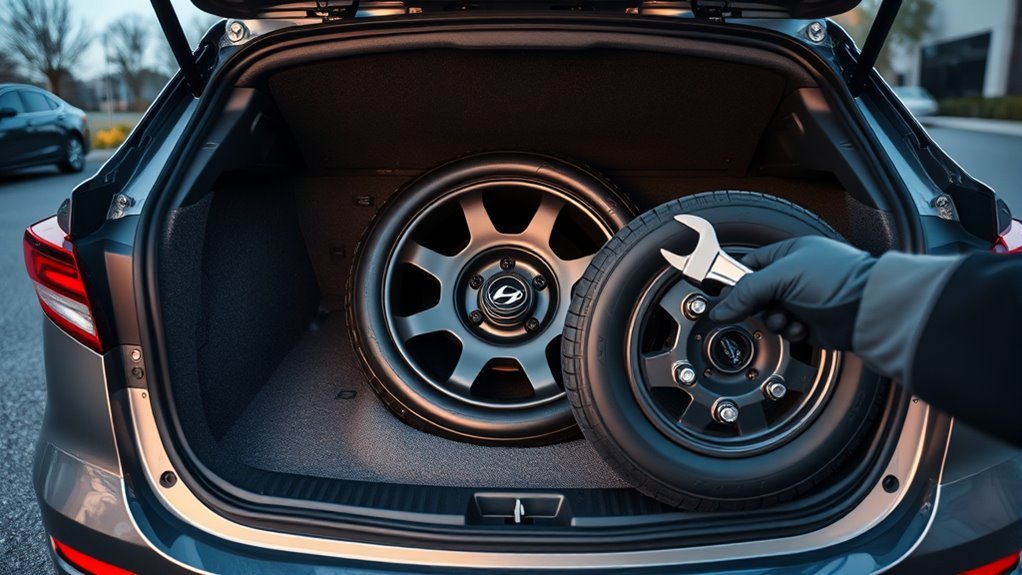 loosen jack remove wheel