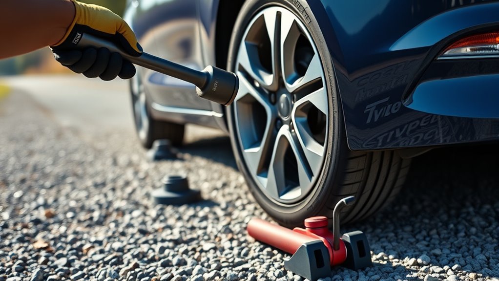 loosen lug nuts safely