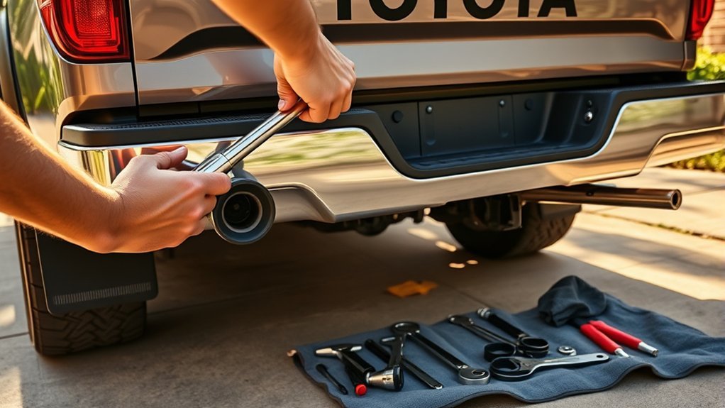 lowering tundra spare tire