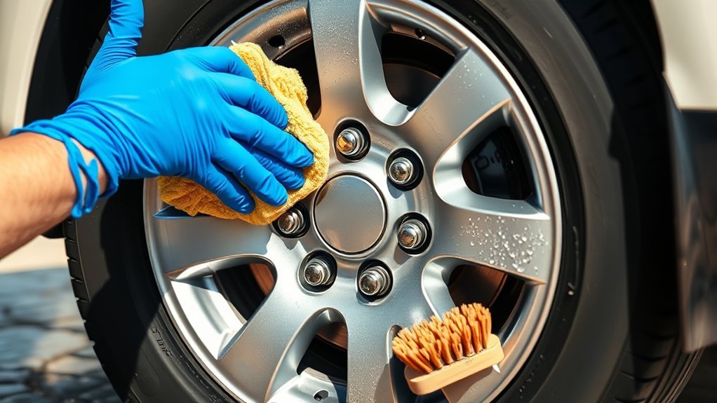 maintain alloy wheels regularly