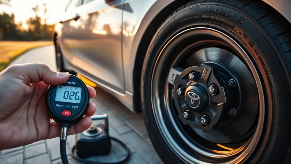 maintain camry tire pressure