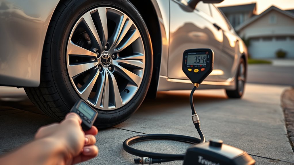 maintain proper tire pressure