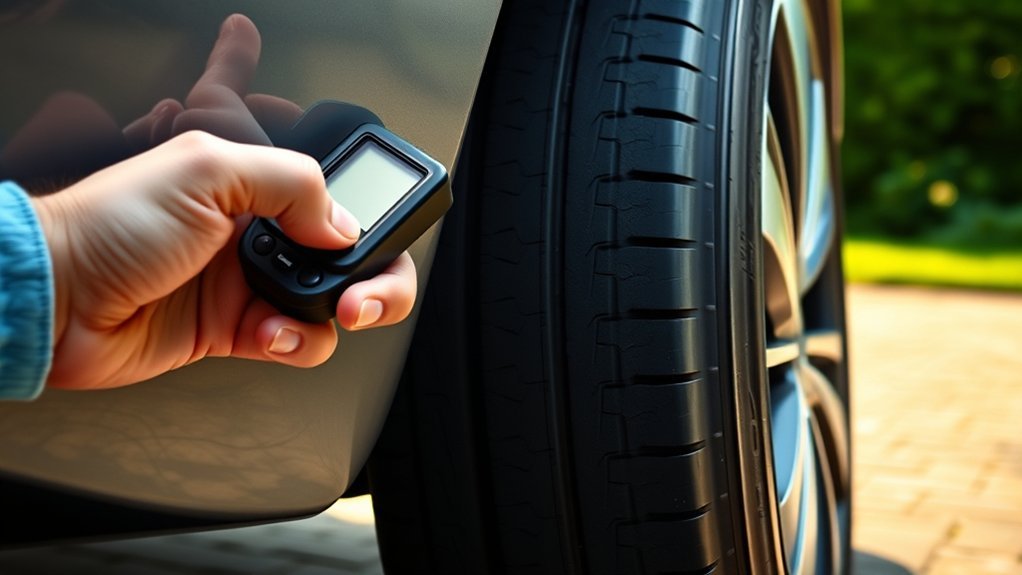 maintain proper tire pressure