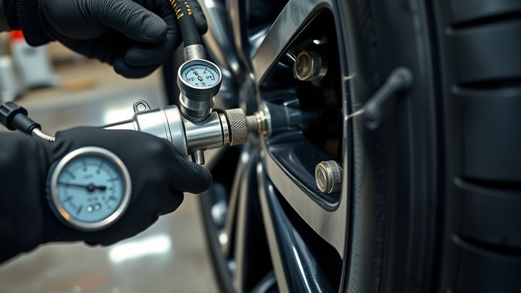 maintain proper tire pressure
