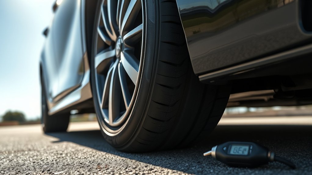 maintain proper tire pressure