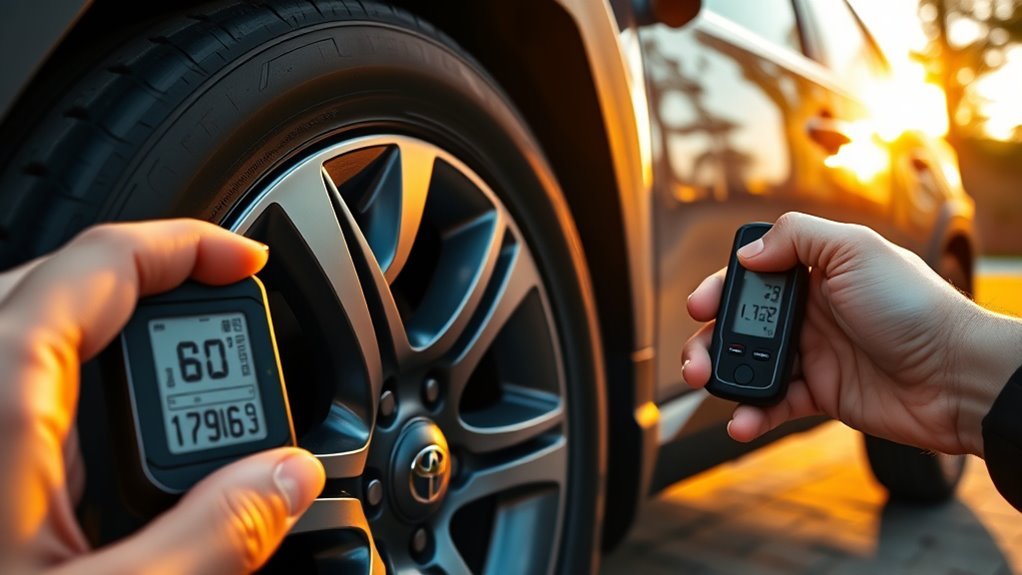 maintain proper tire pressure