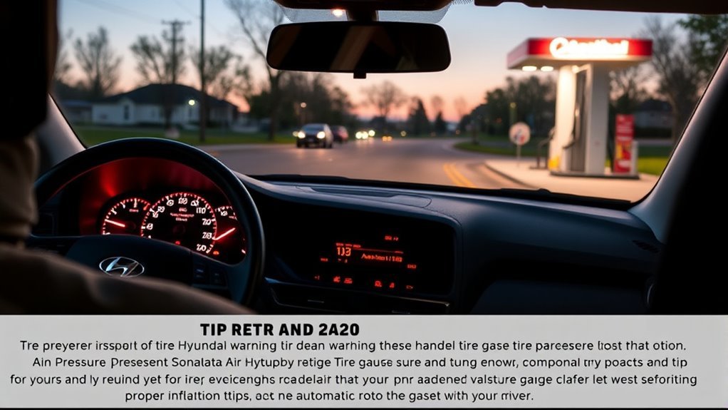 maintain proper tire pressure