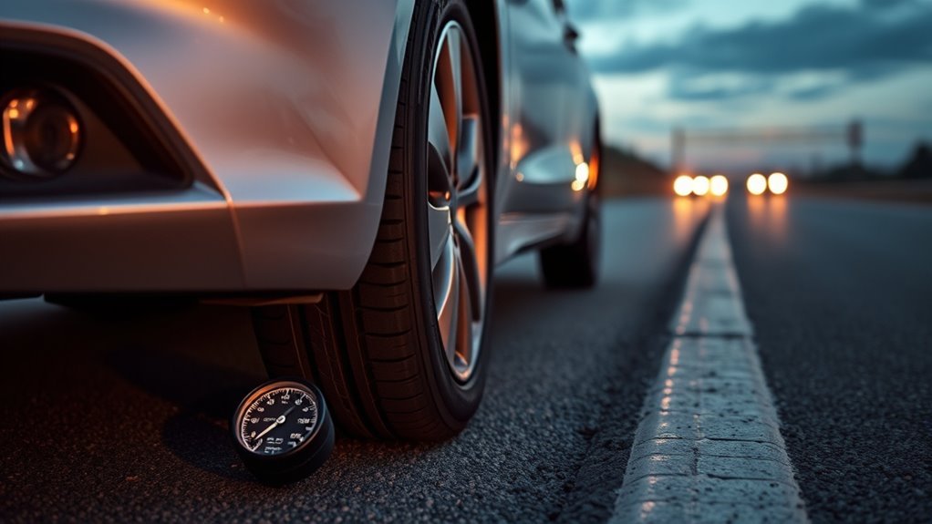 maintain proper tire pressure
