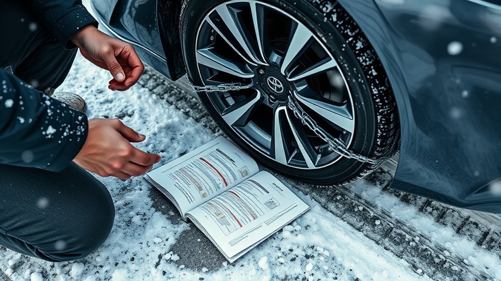maintain snow chains properly