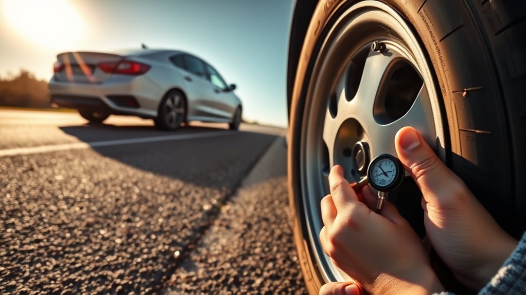 manage hot tire pressure