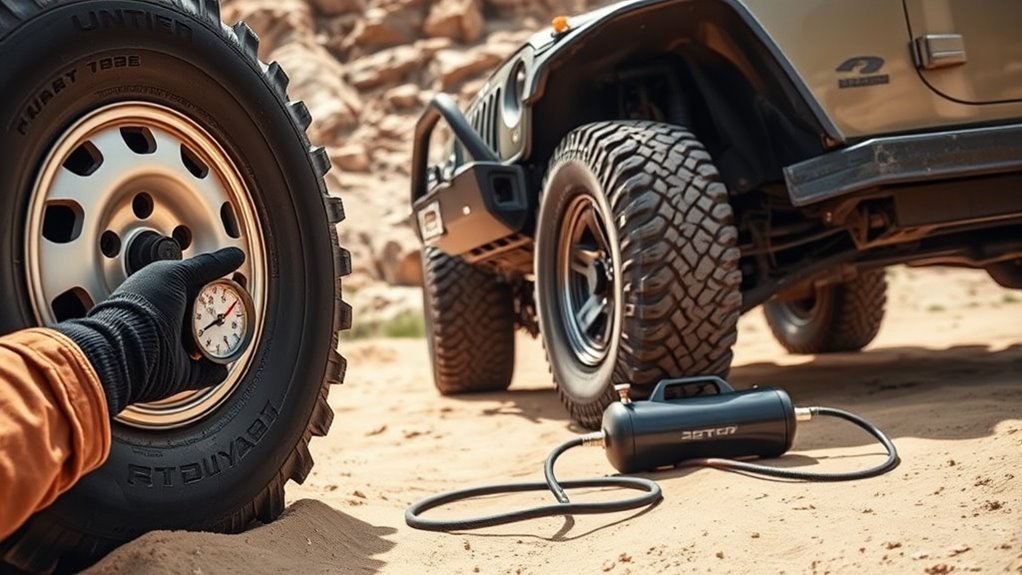 manage tire pressure safely