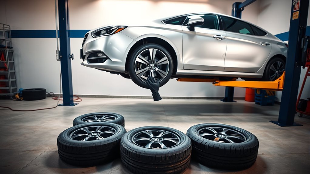Full-size spare tire rotation helps spread tread wear across five matching tires