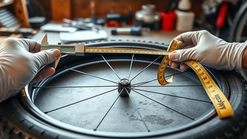 measure rim for tubes