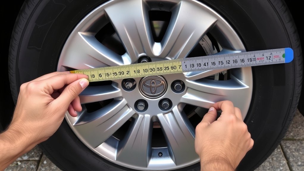 measure toyota camry wheels