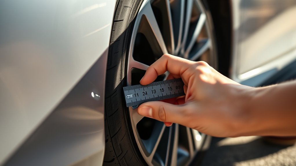 measure tread depth accurately