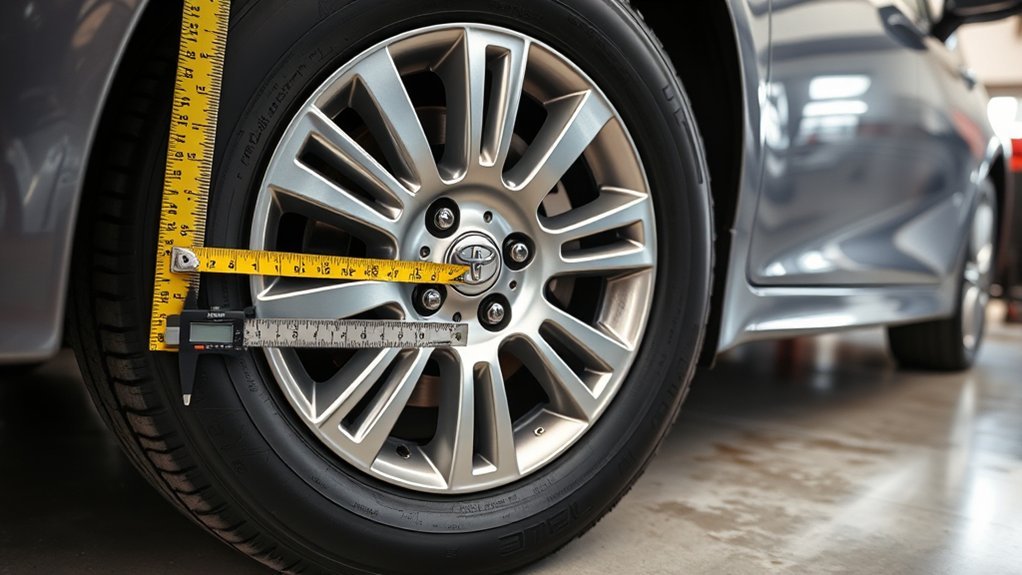 measure wheel size accurately