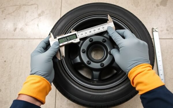 measuring tire width accurately