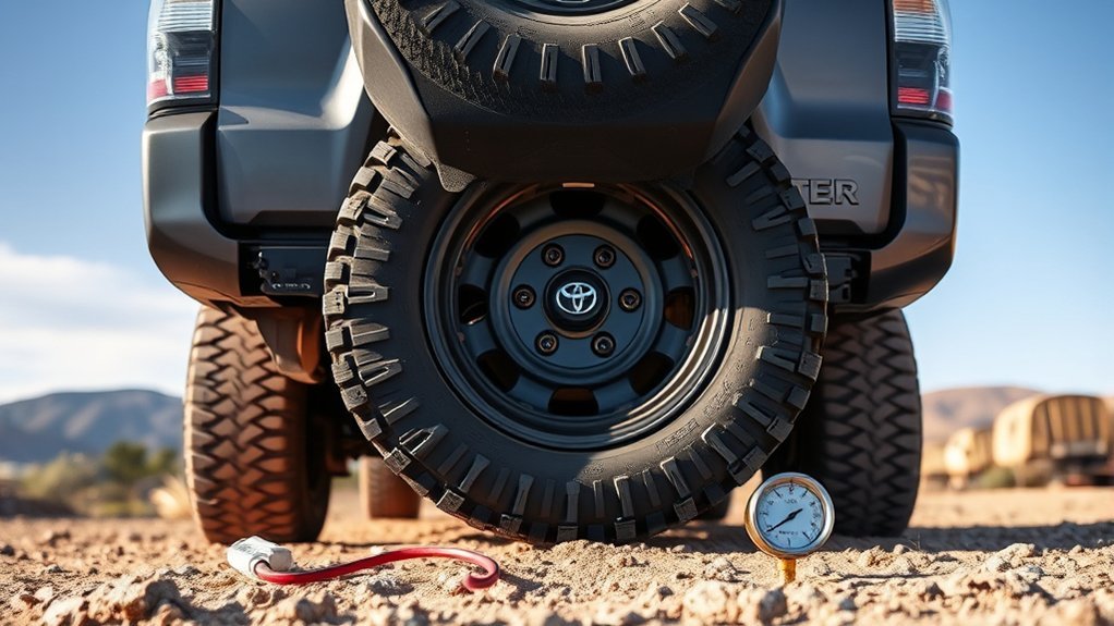 monitor spare tire pressure