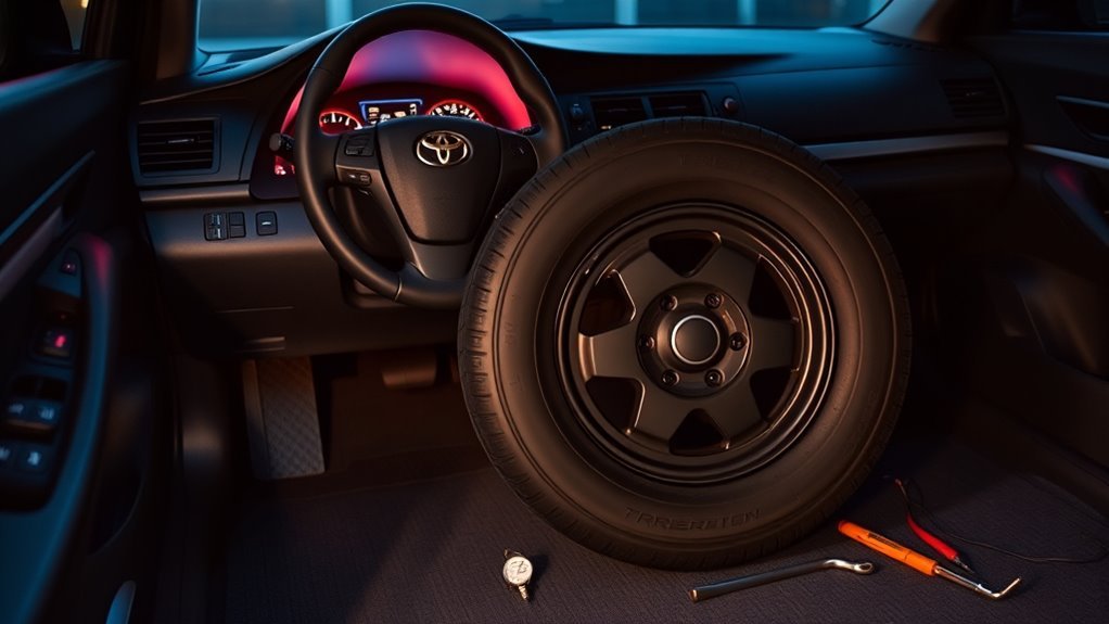 monitor spare tire pressure