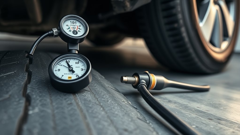 monitor tire pressure regularly