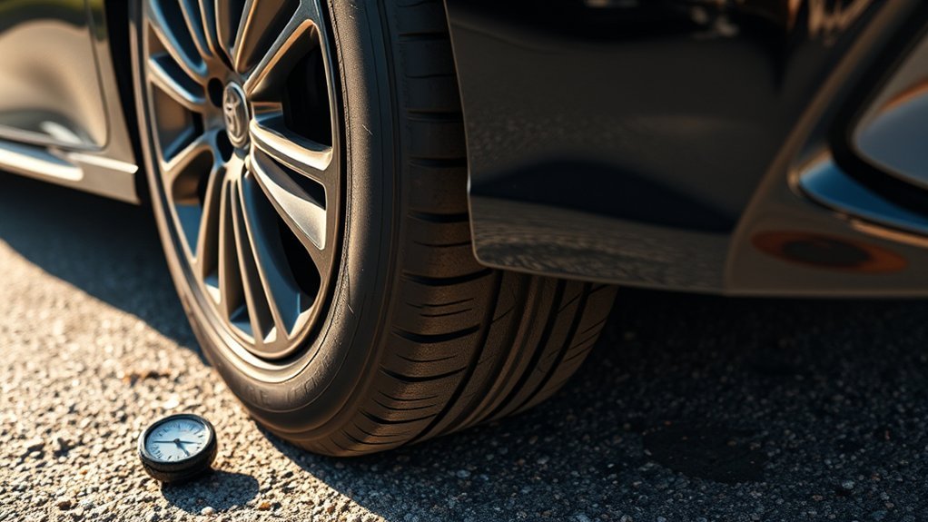 monitor tire pressure regularly