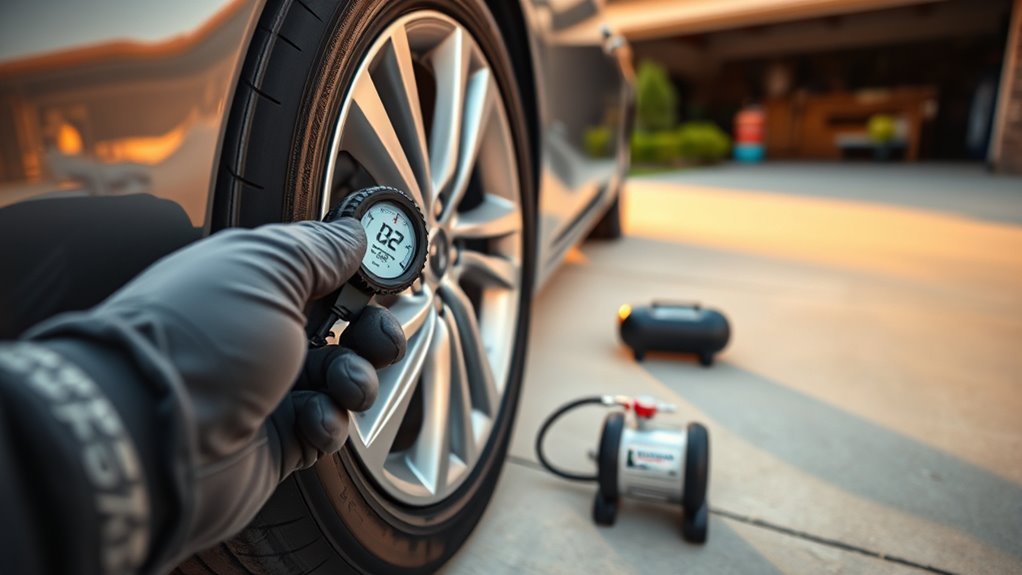 monthly tire pressure check