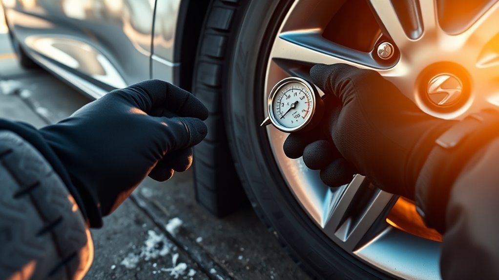 monthly tire pressure checks