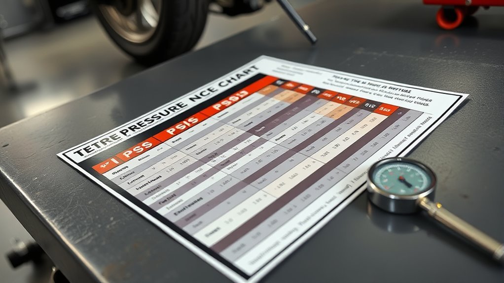 motorcycle tire pressure guidelines