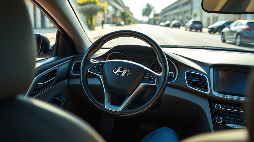 off center steering wheel alert