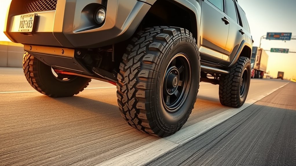 off road tires sacrifice comfort