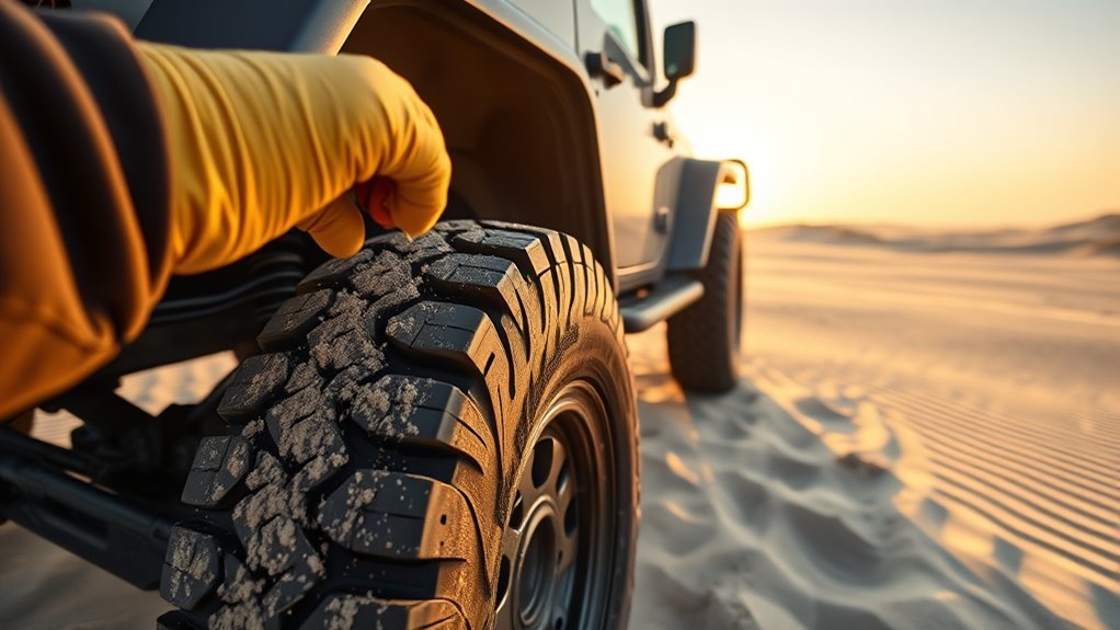 optimal psi for sand driving