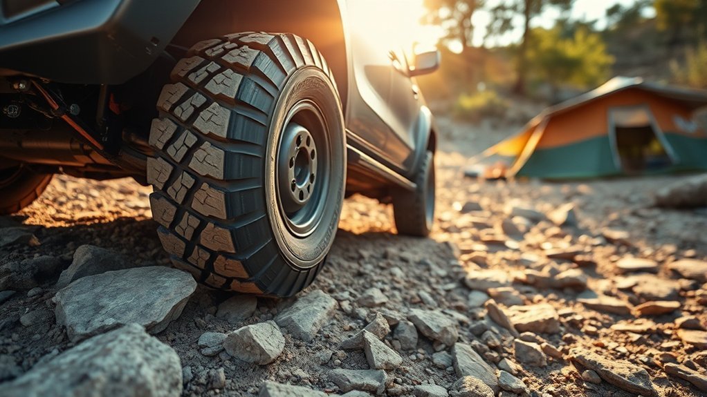 optimal tyres for camping