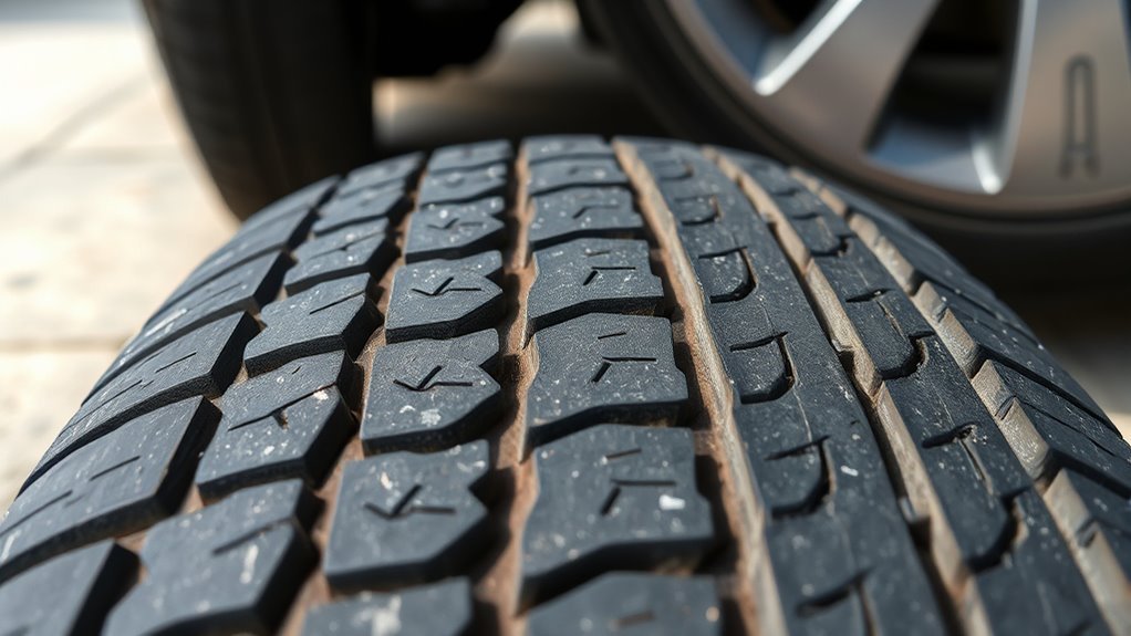 outer edge tire wear warning