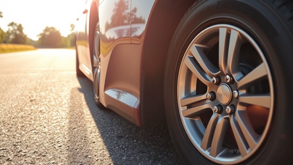 overinflated tire warning signs