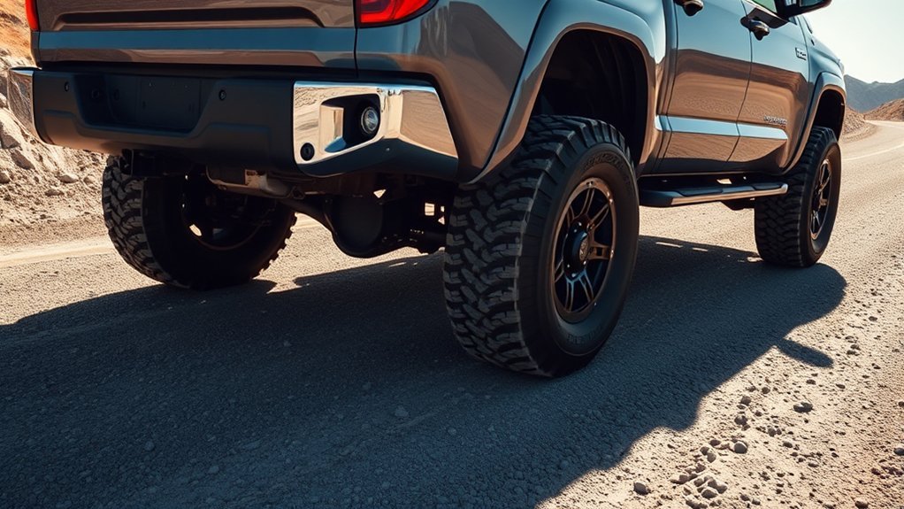 oversized tires increase braking distance