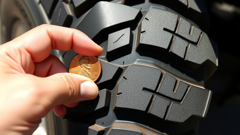 penny test for tread
