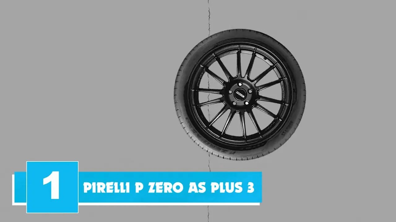 Pirelli P Zero AS Plus 3 tire rank graphic