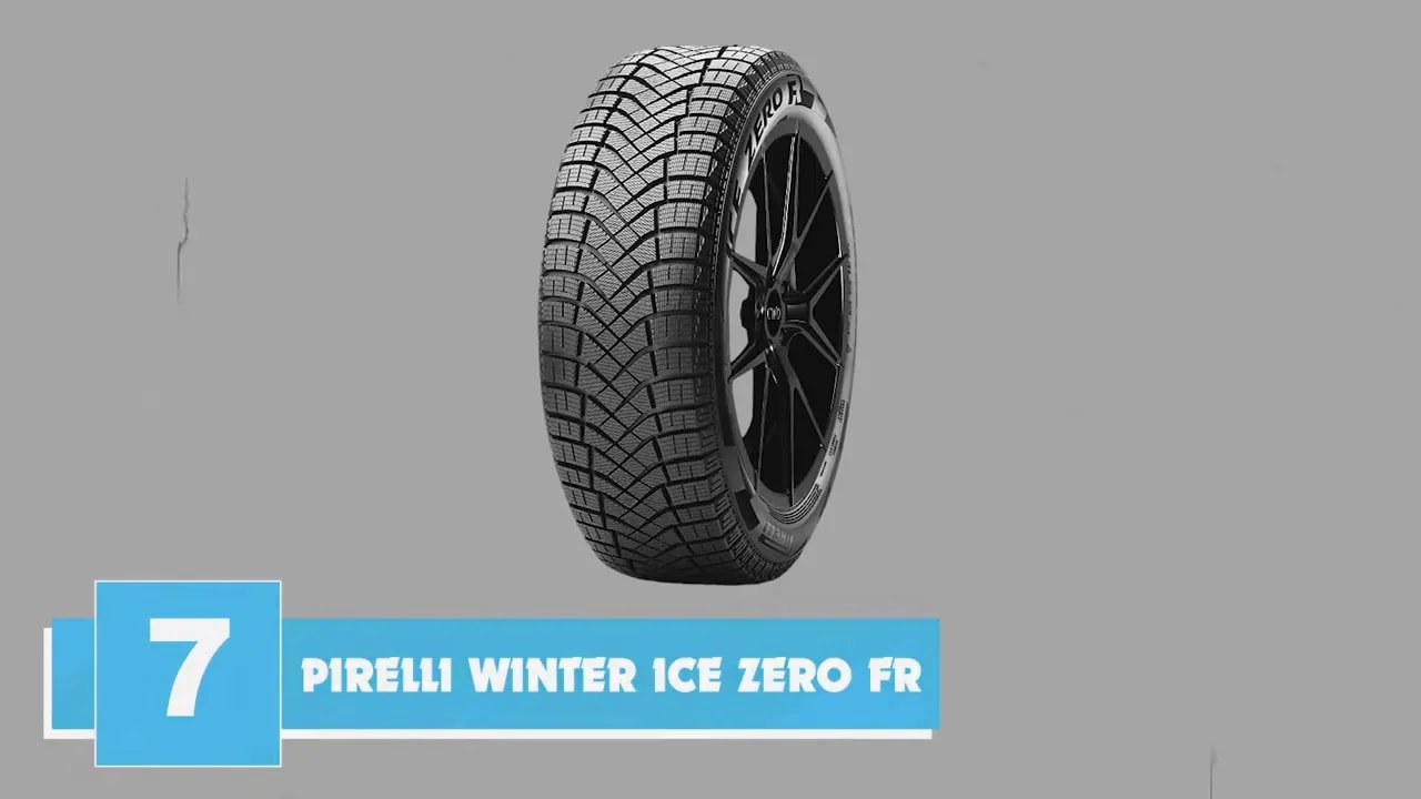 Pirelli Winter Ice Zero FR studless winter tire ranked graphic