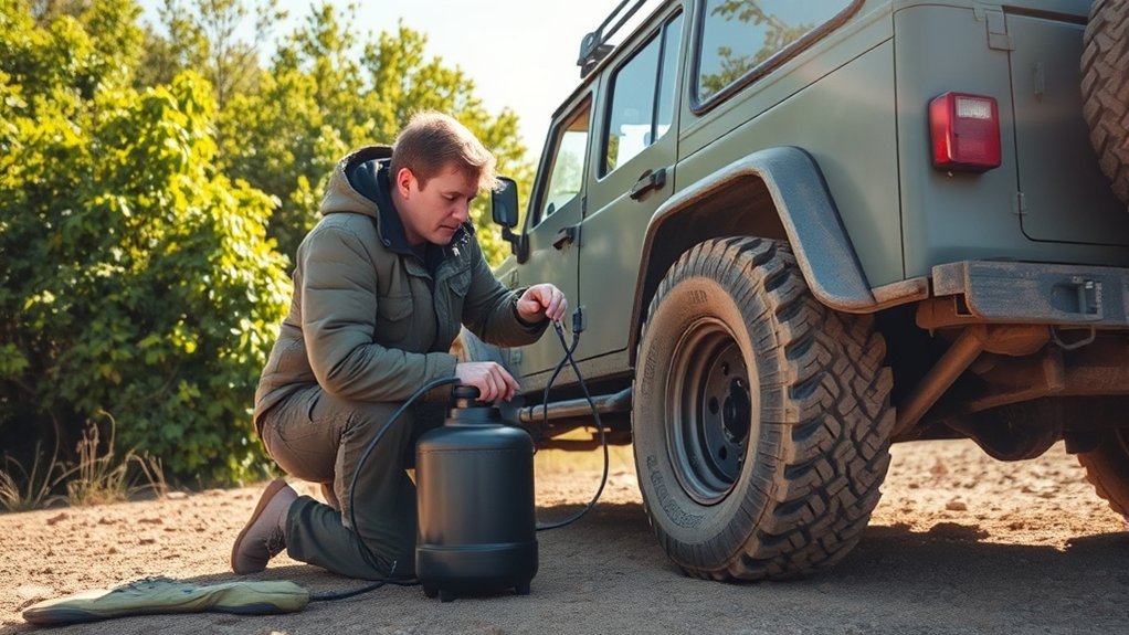 post off roading tire pressure safety