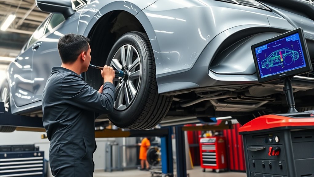 precise wheel angle adjustments