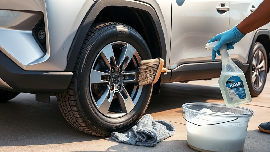 proper tire cleaning techniques