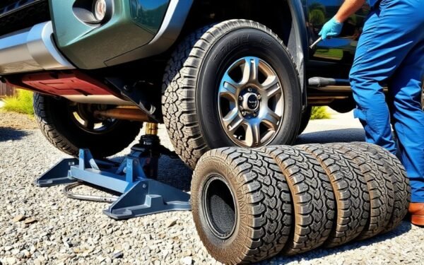 proper tire rotation method