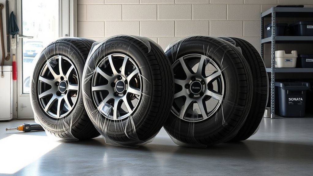 proper winter tire storage