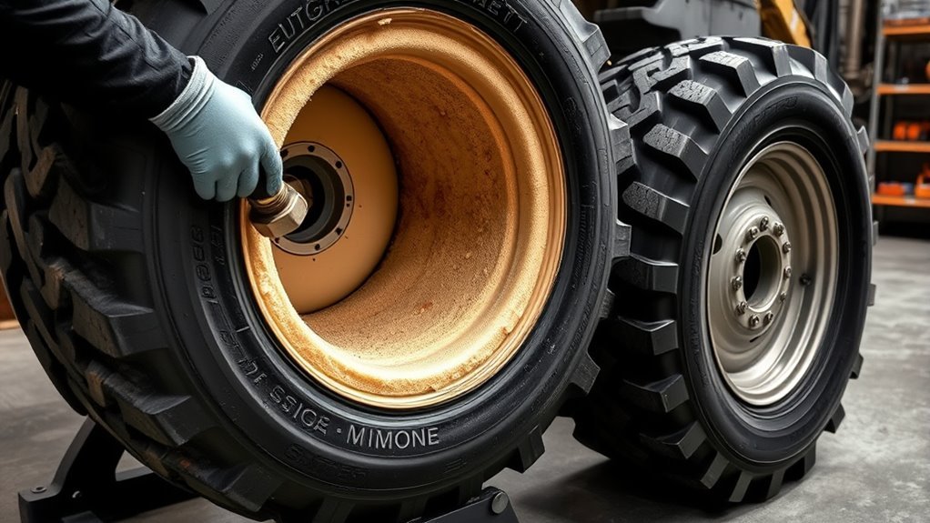 puncture resistant foam tire fill