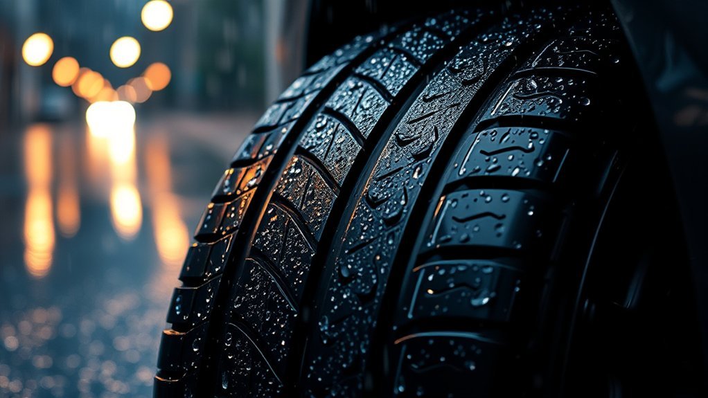rainy driving tire safety