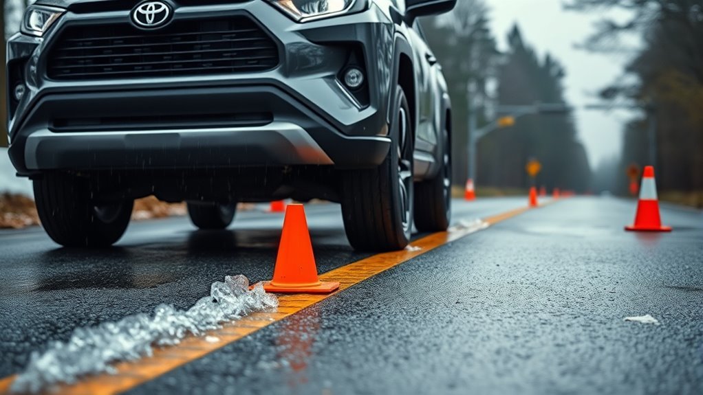 rav4 tire braking distances