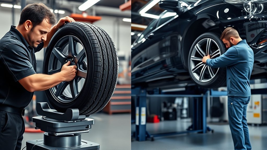 recognize wheel alignment signs